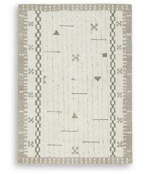 Dot Medium Rug Cream/Brown/Taupe