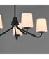 Durham 5-Light Chandelier Black