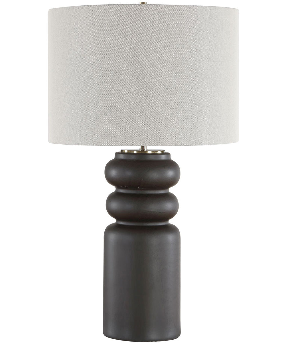 Macon Matte Black Table Lamp