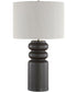 Macon Matte Black Table Lamp