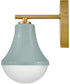 Haddie 1-Light Small Single Light Vanity in Seafoam