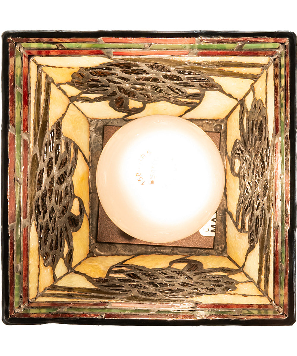 5" Square Pinecone Mini Pendant