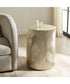 Cassandra Gold Drum Accent Table