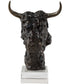 Bison Bust Bronze Sculpture