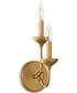 Livingston Wall Mount Light Fixture Brushed Brass