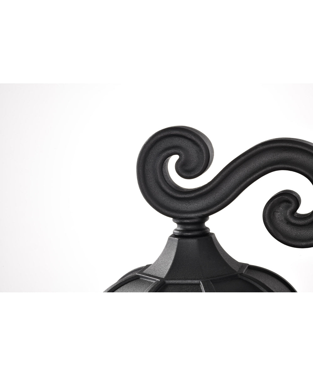 East River 1-Light Outdoor Matte Black