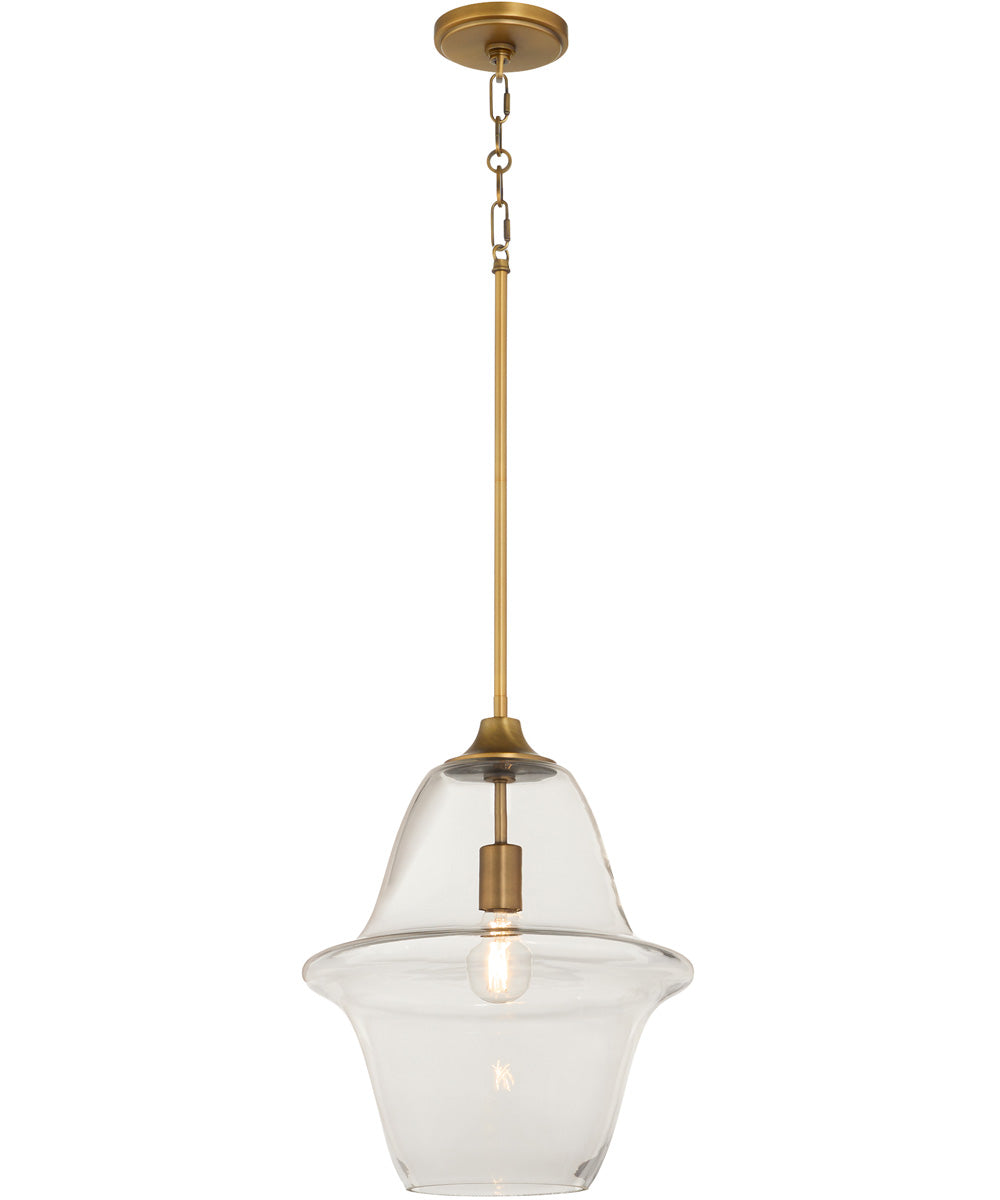 Stewart Pendant Brushed Brass