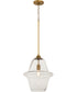Stewart Pendant Brushed Brass