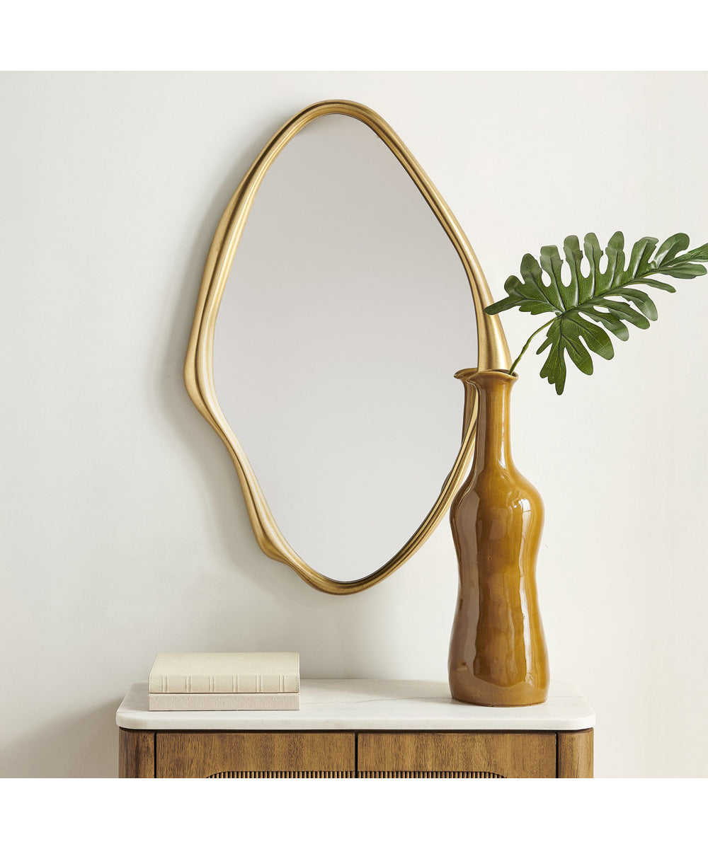 Aster Abstract Gold Mirror