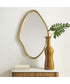 Aster Abstract Gold Mirror