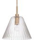 Pleated 1-Light Lighting Premium Bronze