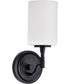 Liam 1-Light Vanity & Wall Matte Black