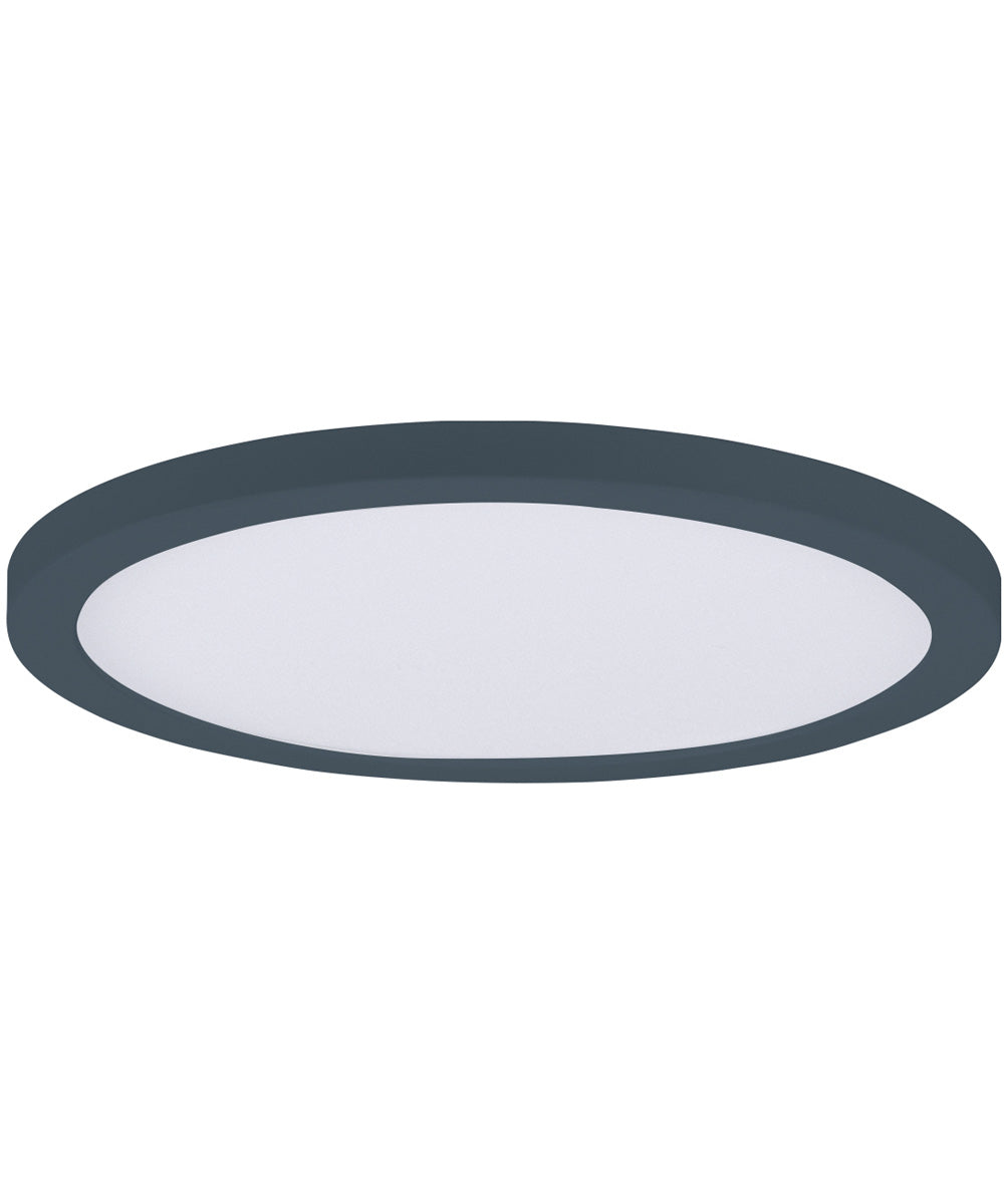 Chip 9 inch 18W RD LED Flush Mount 3000K Black