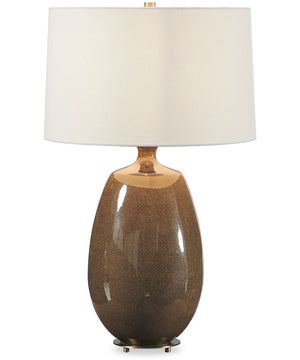 Vinson Glossy Brown Table Lamp