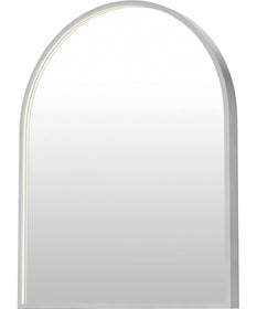Elisse 24''X30'' Arch LED Mirror Satin Nickel