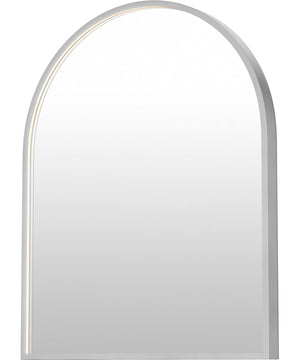 Elisse 24''X30'' Arch LED Mirror Satin Nickel