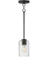 Livingston Single Pendant Black