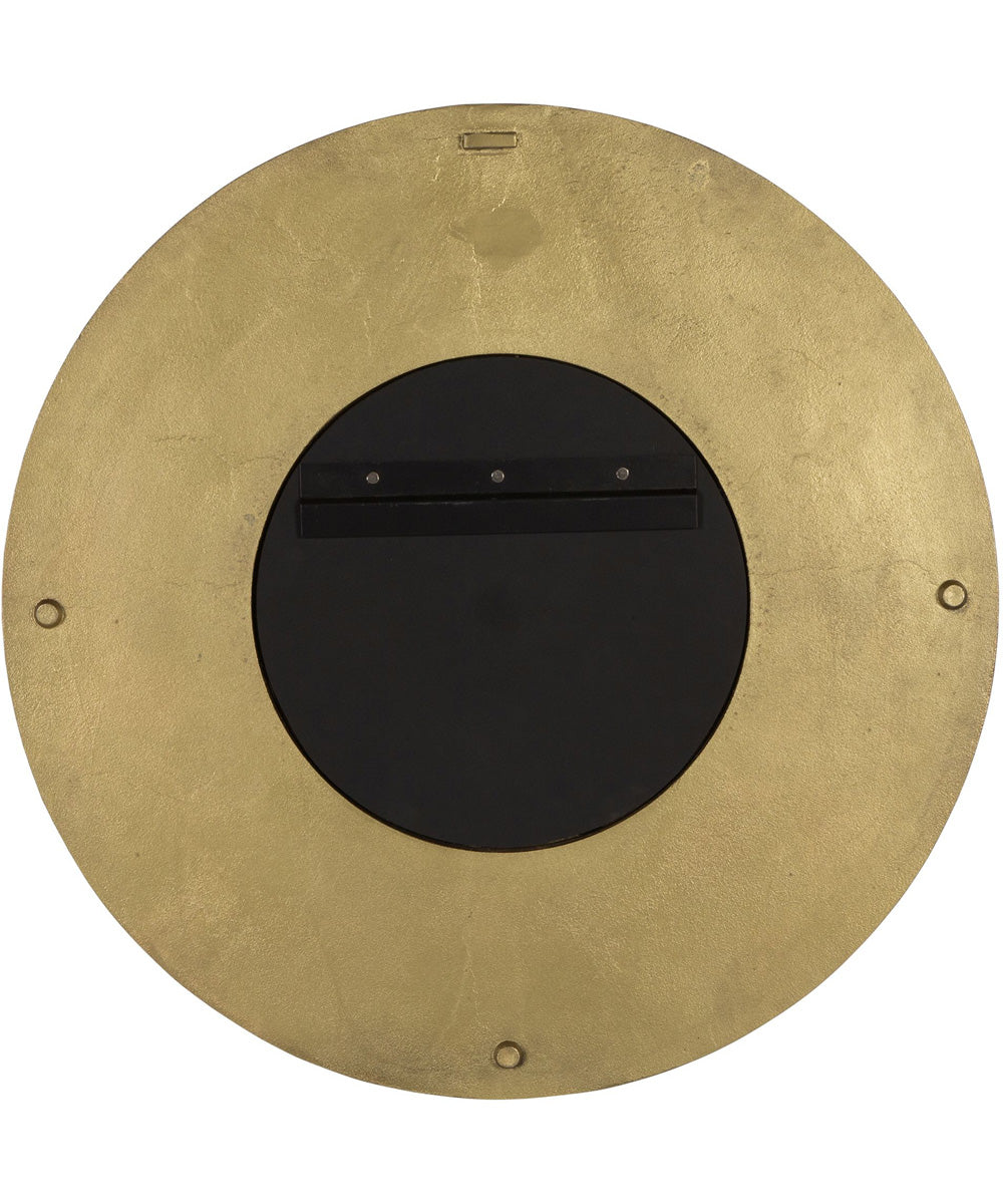 Axel Round Brass Mirror