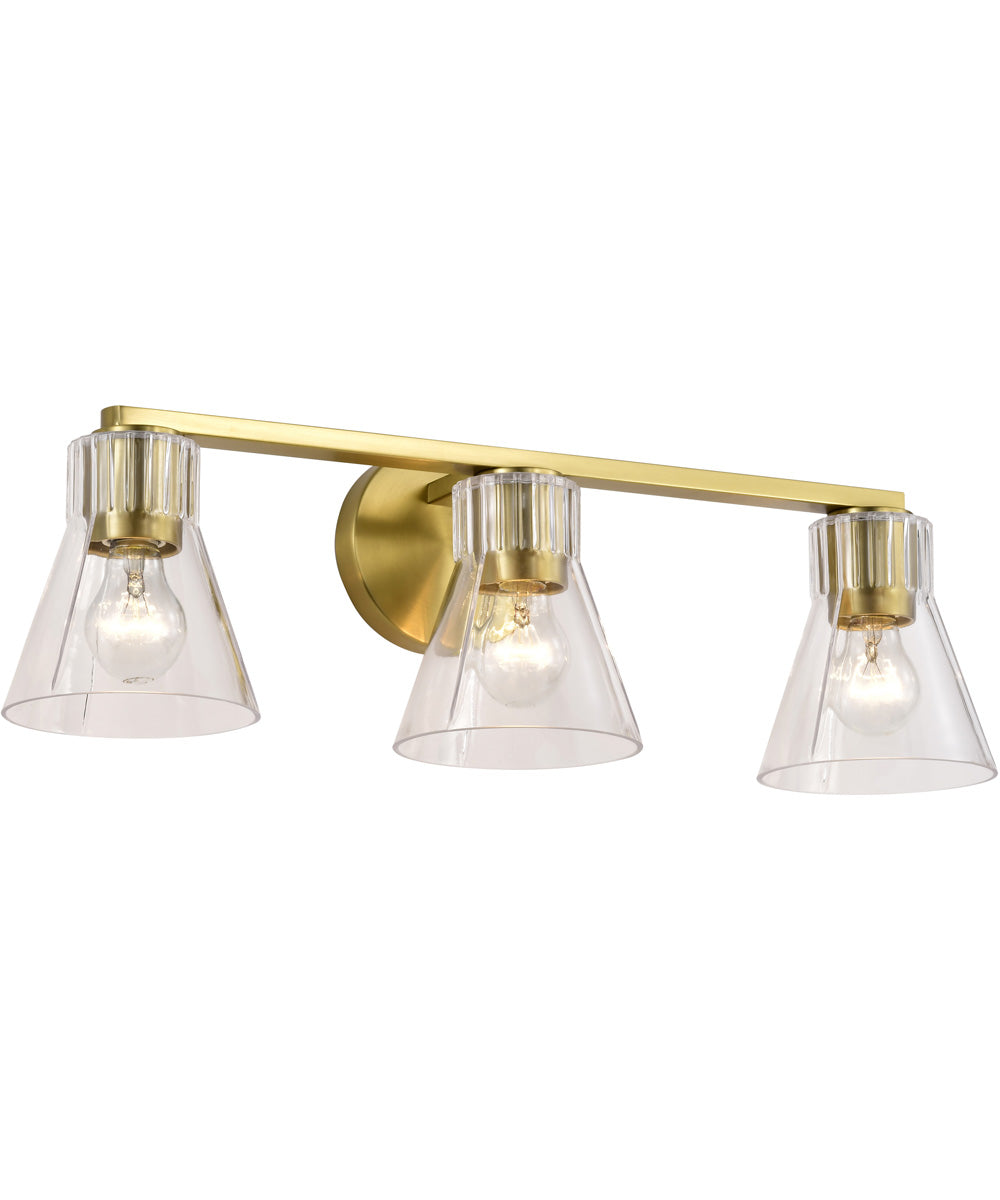Gianna 3-Light Vanity & Wall Vintage Brass