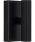 Ian 2-Light Sconce Matte Black