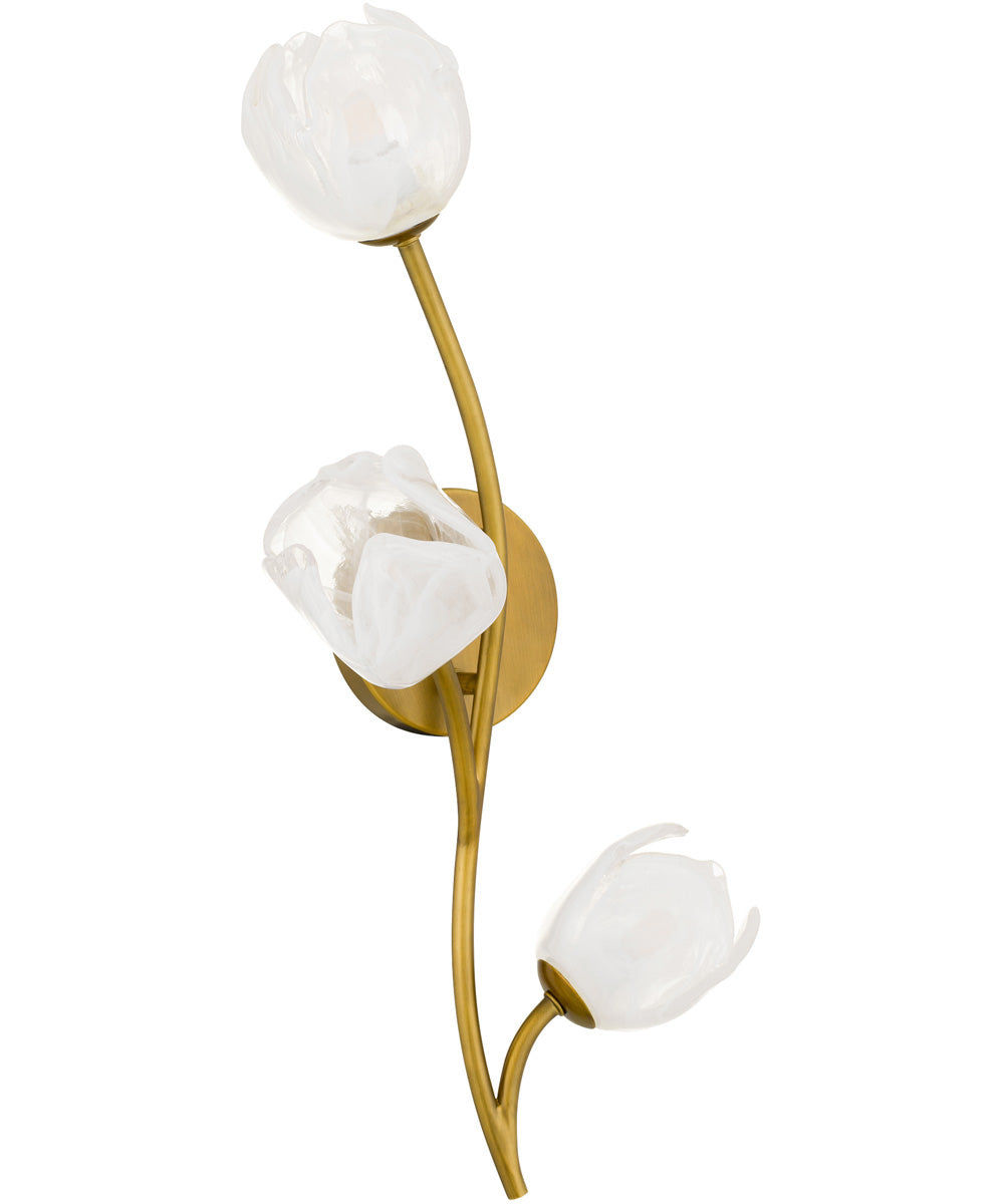 Walker 3-light Wall Sconce Vintage Brass