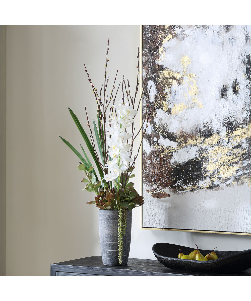 Eterna Orchid Centerpiece & Vase
