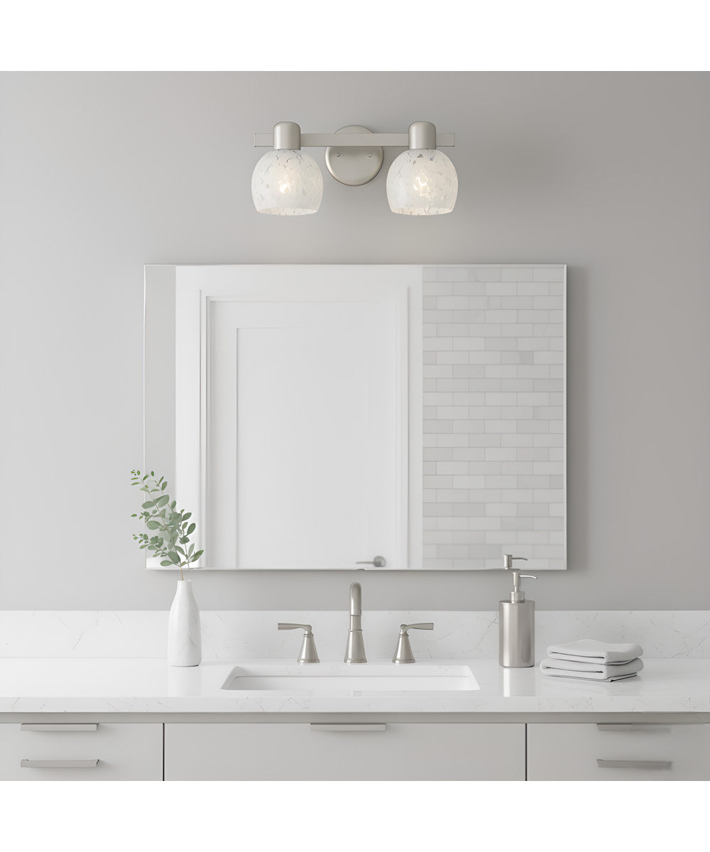 Layton 2-light Bath Light Brushed Nickel