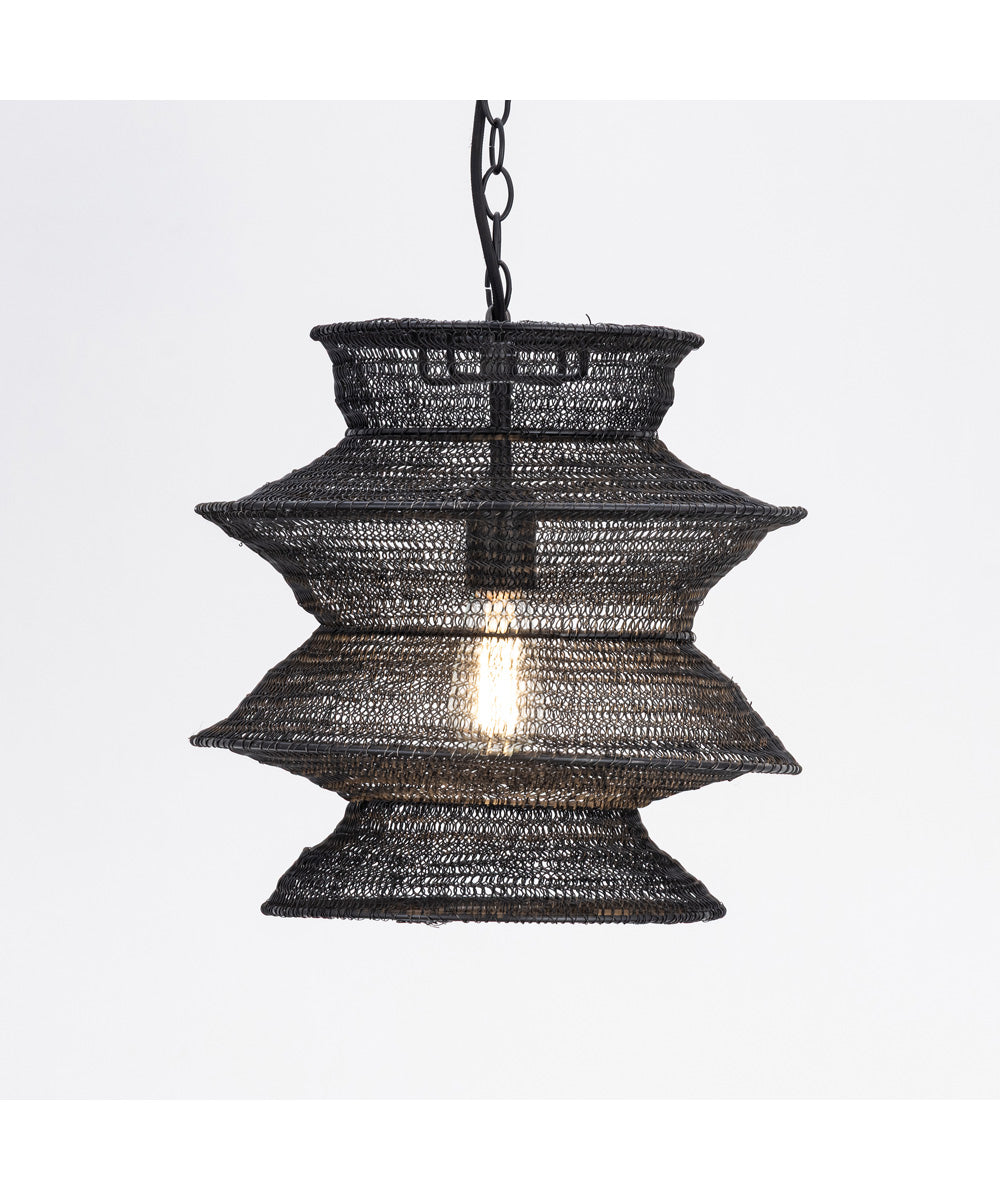Krabi 1-Light Pendant Black