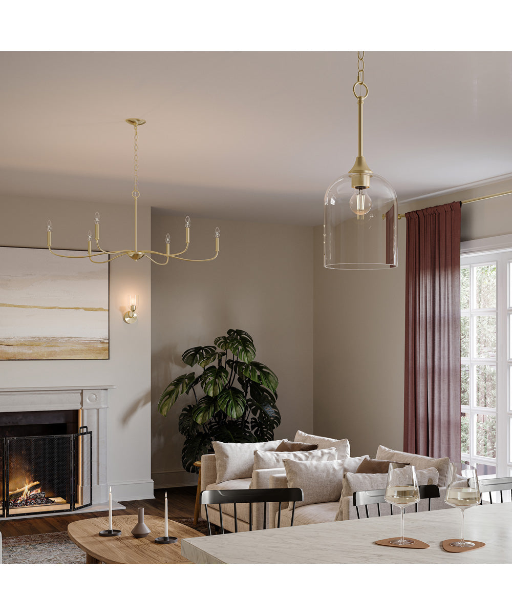 Ilia 6-Light Extra Large Chandelier Brushed Gold
