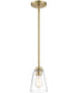Westin 1 Light Pendant Brushed Gold