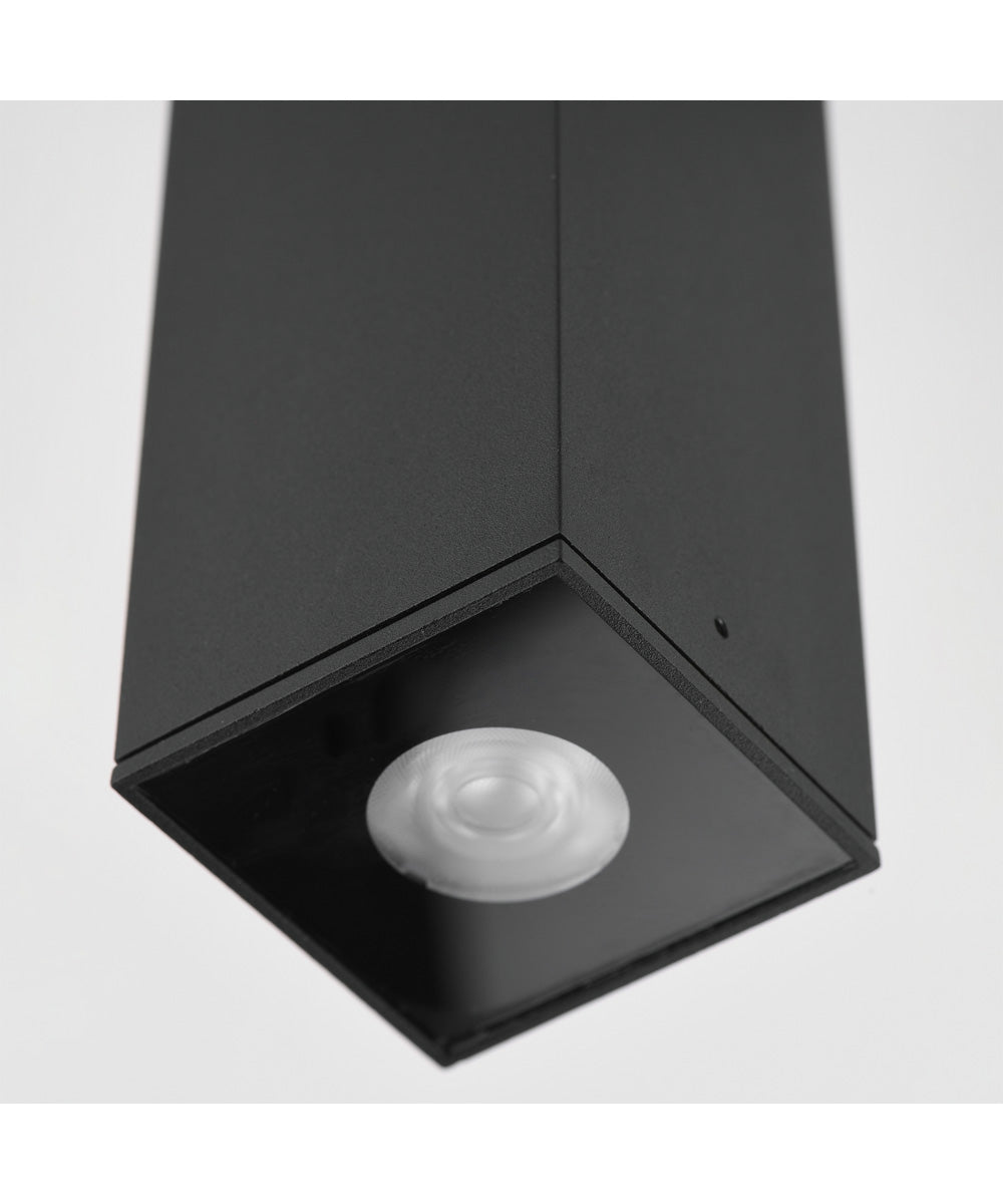 Culvert 7.5 inch LED Outdoor Flush Mount Black