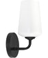 Celino 1-Light Wall Sconce Black