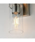 Livingston 2-Light Sconce Satin Nickel