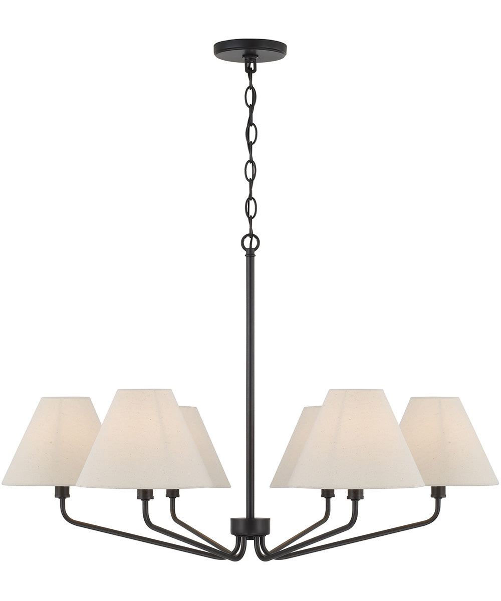 Chadwick 6-Light Chandelier Espresso