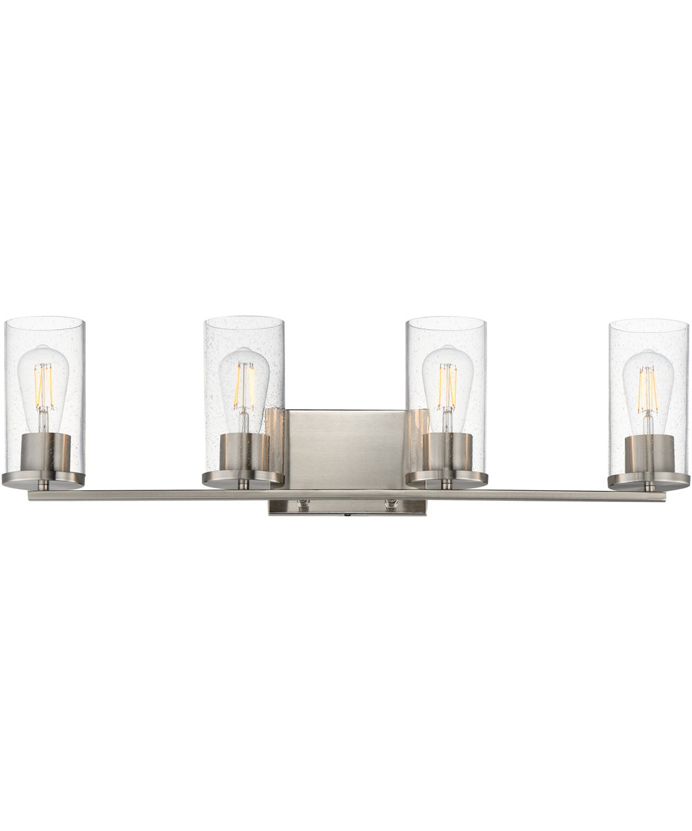 Livingston 4-Light Bath Vanity Satin Nickel
