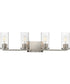 Livingston 4-Light Bath Vanity Satin Nickel