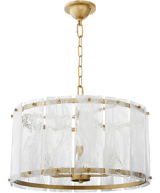 Prestige 4-light Pendant Aged Brass