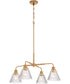 Pleated 4-Light Lighting Premium Bronze