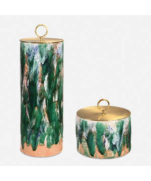 Sylvie Ceramic Containers Set of 2