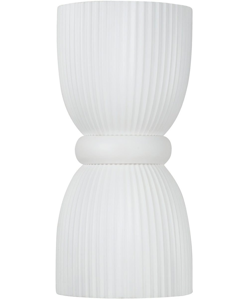 Mallory 2-Light Sconce Ceramic White