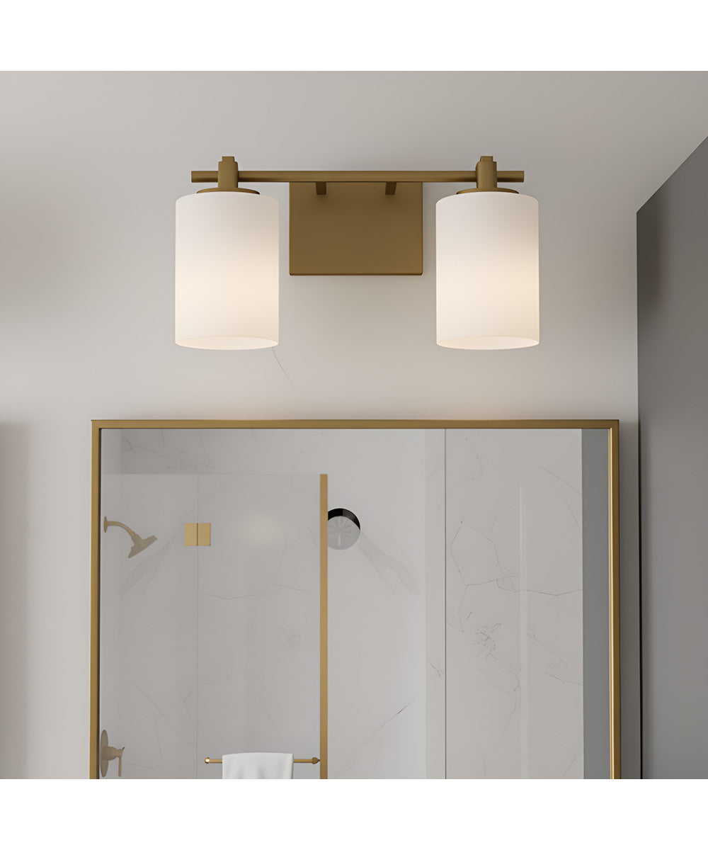 Morris 2-light Bath Light Weathered Brass