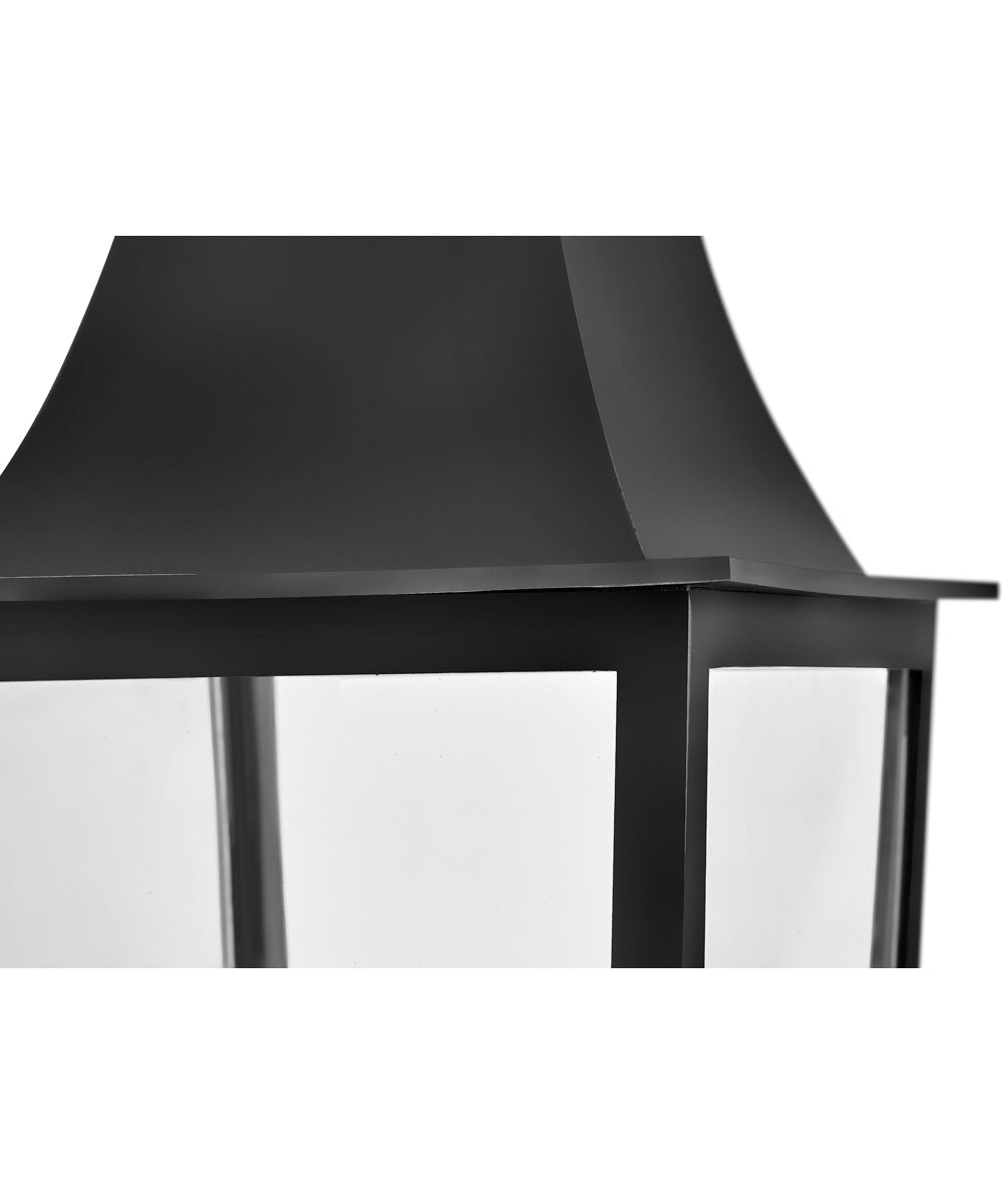 Georgetown Coastal Elements  1-Light Large Post Top Lantern in Black