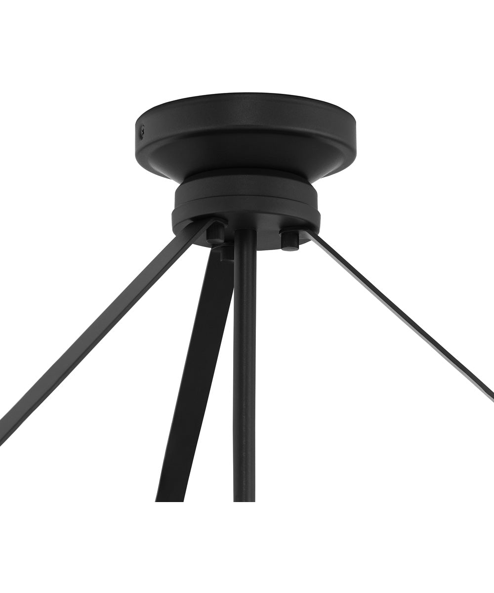 Lieon 3-Light Convertible Pendant Black