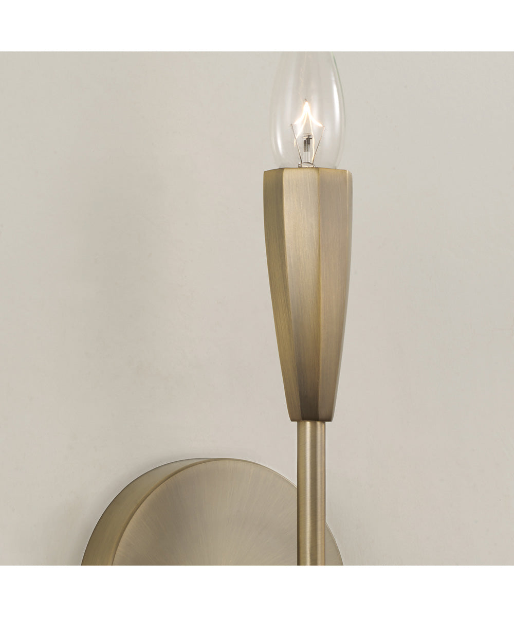 Palmer 1-Light Sconce Antiqued Brass