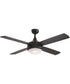 Quattro 52 inch 4-Blade Fan w LED Black