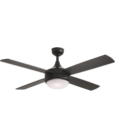 Quattro 52 inch 4-Blade Fan w LED Black