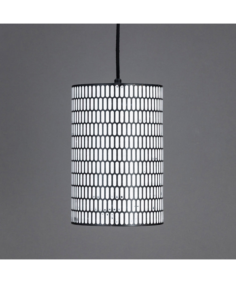 Shaka 1-Light Mini Pendant Black / White