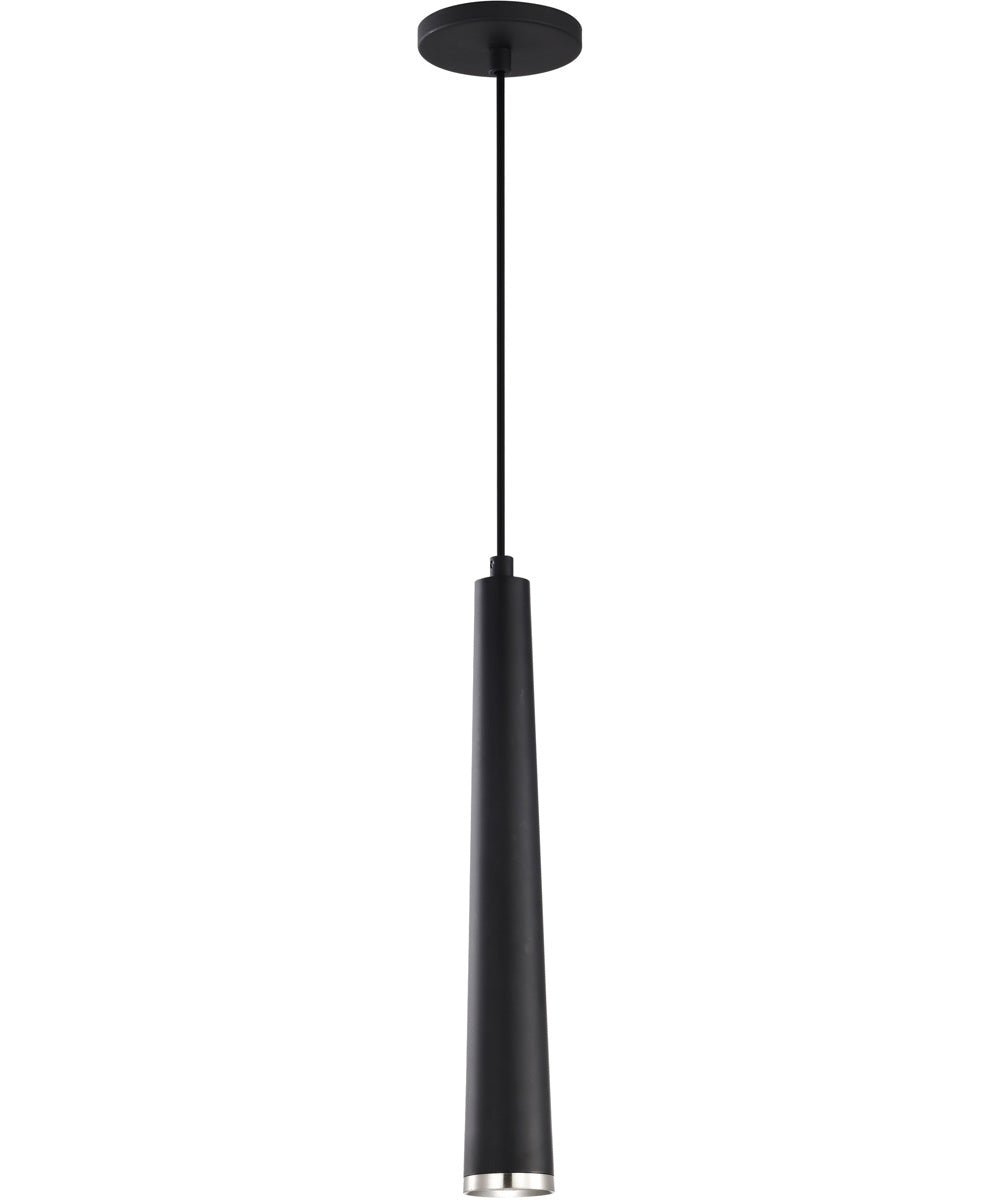 Melrose  Pendant Matte Black / Brushed Nickel