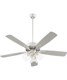 52" Ovation 4-light Ceiling Fan Satin Nickel