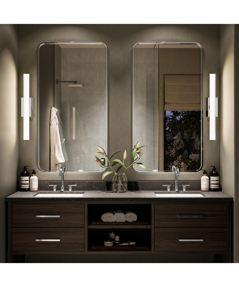 Phase 6.3 24 in. 5CCT Integrated LED Linear Vanity Light Polished Chrome